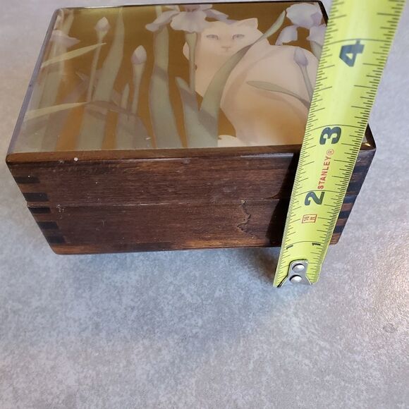 Vintage Reuge Music Box Swiss Musical Movement Waltz of Flowers - Picture 9 of 9